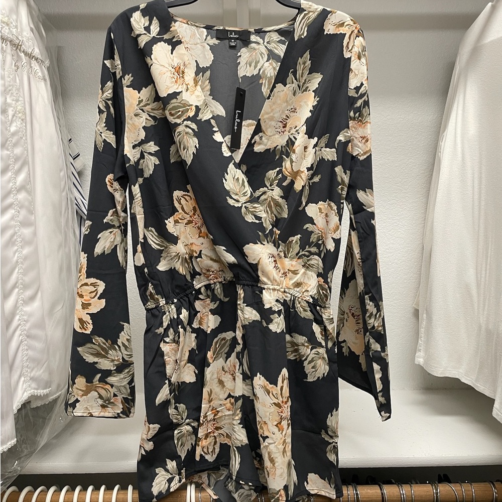 NWT Lulus Floral Romper